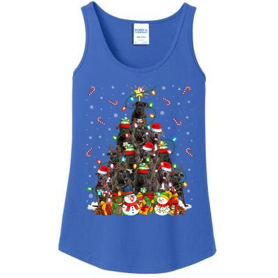 Cane Corso Dog Xmas Lighting Tree Santa Cane Corso Christmas Gift Ladies Essential Tank