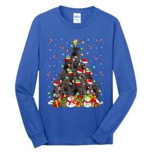 Cane Corso Dog Xmas Lighting Tree Santa Cane Corso Christmas Gift Tall Long Sleeve T-Shirt