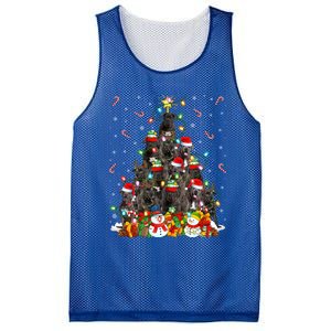 Cane Corso Dog Xmas Lighting Tree Santa Cane Corso Christmas Gift Mesh Reversible Basketball Jersey Tank