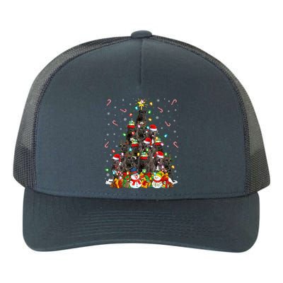 Cane Corso Dog Xmas Lighting Tree Santa Cane Corso Christmas Gift Yupoong Adult 5-Panel Trucker Hat