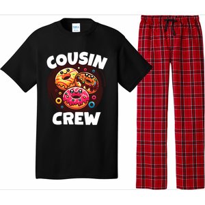 Cousin Crew Donut Lovers Doughnut Squad National Donut Day Cute Gift Pajama Set