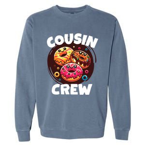 Cousin Crew Donut Lovers Doughnut Squad National Donut Day Cute Gift Garment-Dyed Sweatshirt