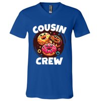 Cousin Crew Donut Lovers Doughnut Squad National Donut Day Cute Gift V-Neck T-Shirt