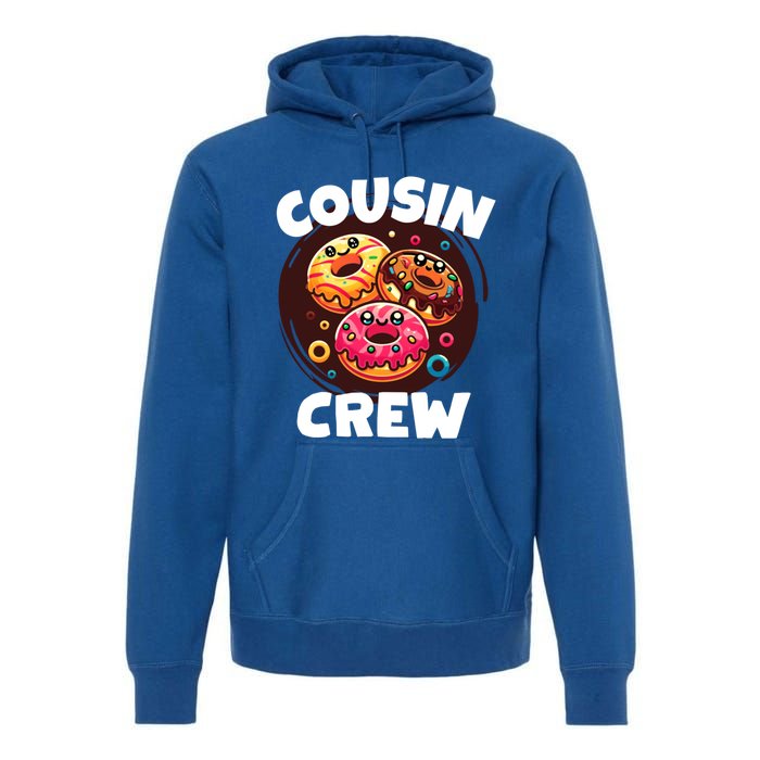 Cousin Crew Donut Lovers Doughnut Squad National Donut Day Cute Gift Premium Hoodie