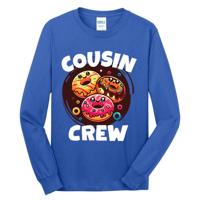 Cousin Crew Donut Lovers Doughnut Squad National Donut Day Cute Gift Tall Long Sleeve T-Shirt