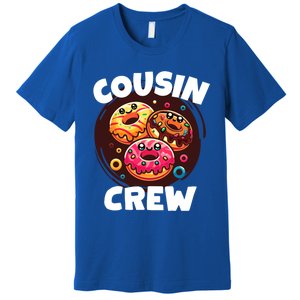 Cousin Crew Donut Lovers Doughnut Squad National Donut Day Cute Gift Premium T-Shirt