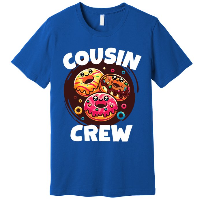 Cousin Crew Donut Lovers Doughnut Squad National Donut Day Cute Gift Premium T-Shirt