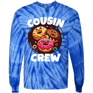 Cousin Crew Donut Lovers Doughnut Squad National Donut Day Cute Gift Tie-Dye Long Sleeve Shirt