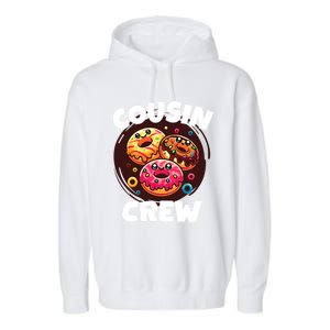 Cousin Crew Donut Lovers Doughnut Squad National Donut Day Cute Gift Garment-Dyed Fleece Hoodie