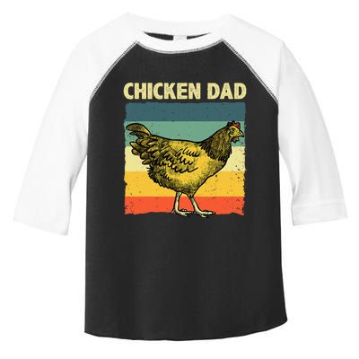 Cool Chicken Dad For Men Father Hen Chicken Farmer Whisperer Toddler Fine Jersey T-Shirt