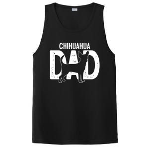 Cute Chihuahua Dog Dad Puppy Lover Father Gift PosiCharge Competitor Tank