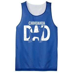 Cute Chihuahua Dog Dad Puppy Lover Father Gift Mesh Reversible Basketball Jersey Tank