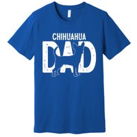 Cute Chihuahua Dog Dad Puppy Lover Father Gift Premium T-Shirt