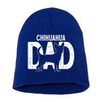 Cute Chihuahua Dog Dad Puppy Lover Father Gift Short Acrylic Beanie