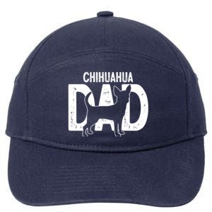 Cute Chihuahua Dog Dad Puppy Lover Father Gift 7-Panel Snapback Hat