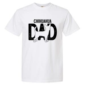 Cute Chihuahua Dog Dad Puppy Lover Father Gift Garment-Dyed Heavyweight T-Shirt