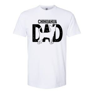 Cute Chihuahua Dog Dad Puppy Lover Father Gift Softstyle CVC T-Shirt