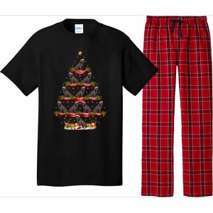 Cane Corso Dog Xmas Tree Lighting Cane Corso Christmas Tree Gift Pajama Set