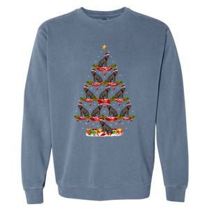 Cane Corso Dog Xmas Tree Lighting Cane Corso Christmas Tree Gift Garment-Dyed Sweatshirt