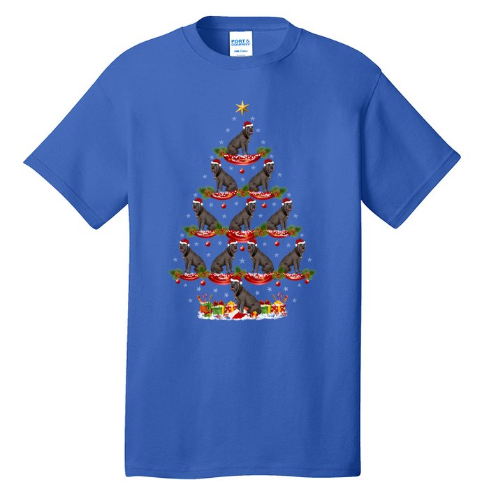 Cane Corso Dog Xmas Tree Lighting Cane Corso Christmas Tree Gift Tall T-Shirt