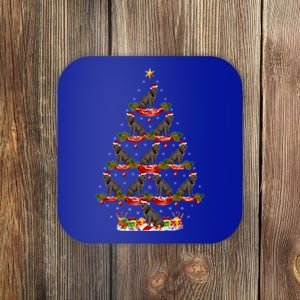 Cane Corso Dog Xmas Tree Lighting Cane Corso Christmas Tree Gift Coaster