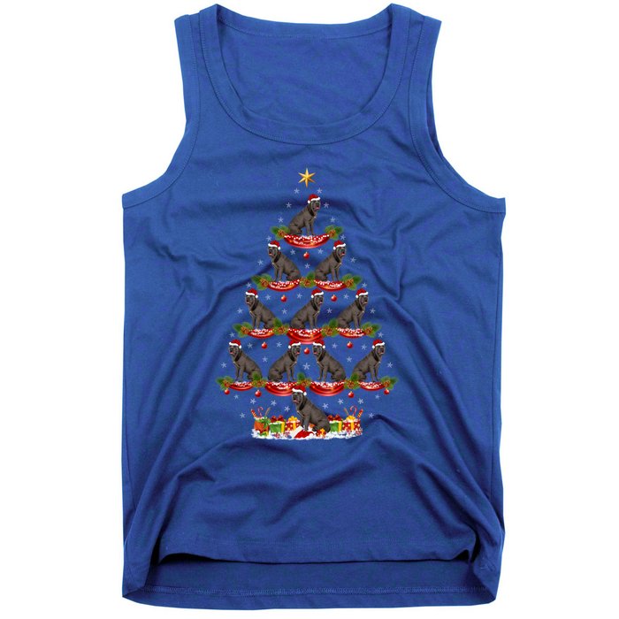 Cane Corso Dog Xmas Tree Lighting Cane Corso Christmas Tree Gift Tank Top