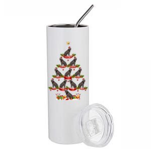 Cane Corso Dog Xmas Tree Lighting Cane Corso Christmas Tree Gift Stainless Steel Tumbler