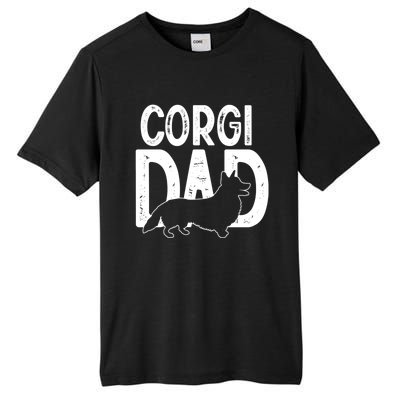 Cute Corgi Dog Dad Puppy Lover Father Funny Gift Tall Fusion ChromaSoft Performance T-Shirt