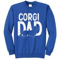 Cute Corgi Dog Dad Puppy Lover Father Funny Gift Sweatshirt