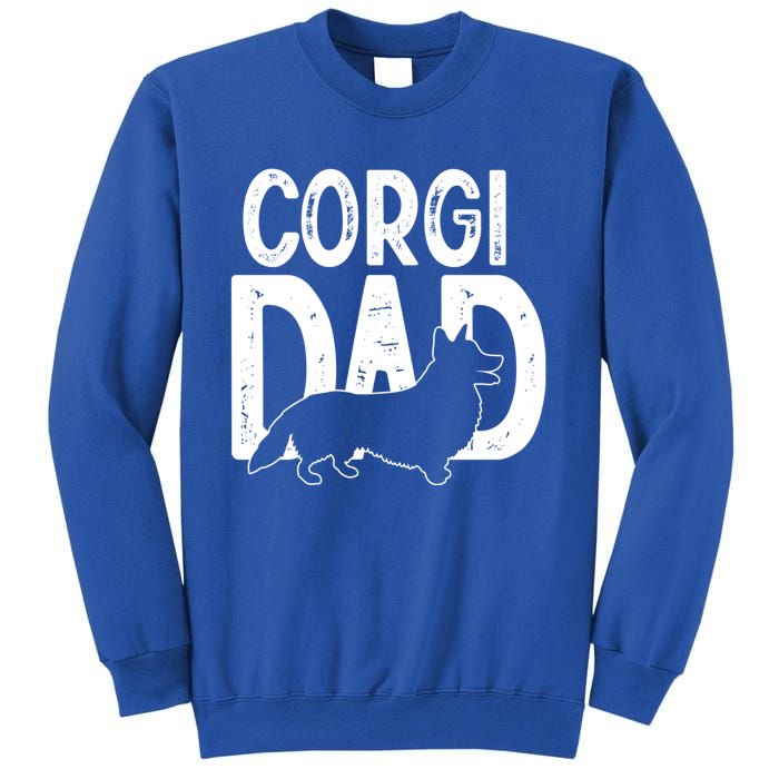 Cute Corgi Dog Dad Puppy Lover Father Funny Gift Sweatshirt