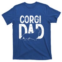 Cute Corgi Dog Dad Puppy Lover Father Funny Gift T-Shirt