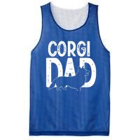 Cute Corgi Dog Dad Puppy Lover Father Funny Gift Mesh Reversible Basketball Jersey Tank