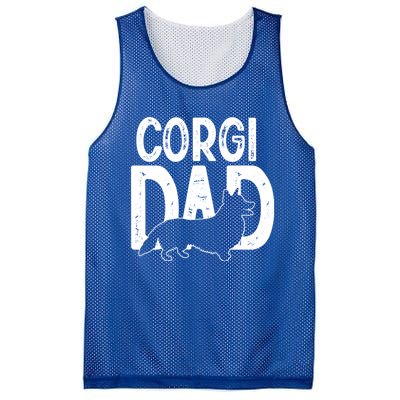 Cute Corgi Dog Dad Puppy Lover Father Funny Gift Mesh Reversible Basketball Jersey Tank