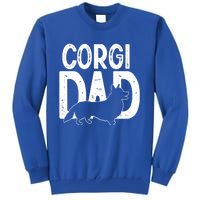 Cute Corgi Dog Dad Puppy Lover Father Funny Gift Tall Sweatshirt