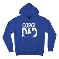 Cute Corgi Dog Dad Puppy Lover Father Funny Gift Tall Hoodie