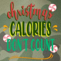 Christmas Calories Dont Count Funny Legacy Tie Dye Trucker Hat