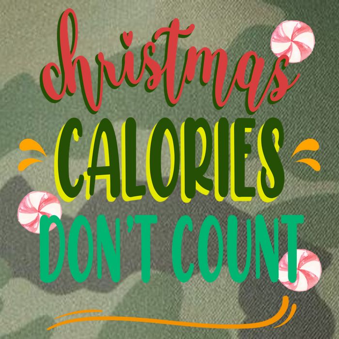 Christmas Calories Dont Count Funny Legacy Tie Dye Trucker Hat
