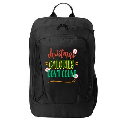 Christmas Calories Dont Count Funny City Backpack