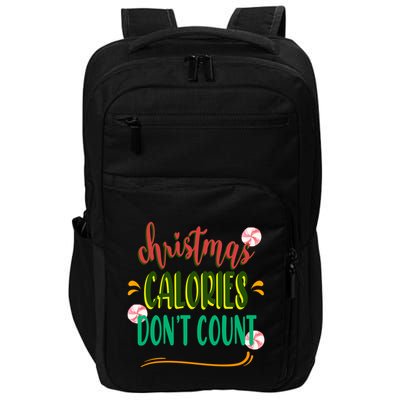 Christmas Calories Dont Count Funny Impact Tech Backpack