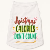Christmas Calories Dont Count Funny Doggie Tank
