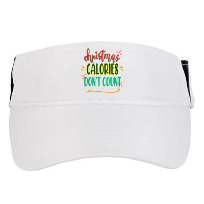 Christmas Calories Dont Count Funny Adult Drive Performance Visor