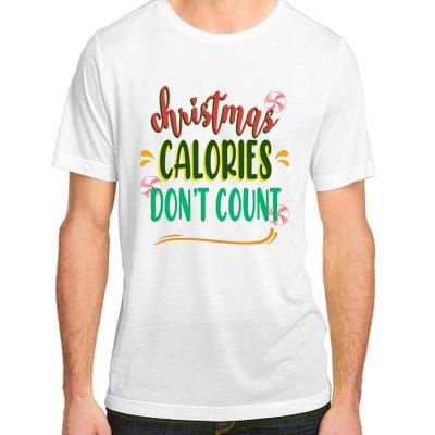 Christmas Calories Dont Count Funny Adult ChromaSoft Performance T-Shirt