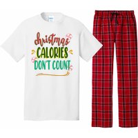 Christmas Calories Dont Count Funny Pajama Set