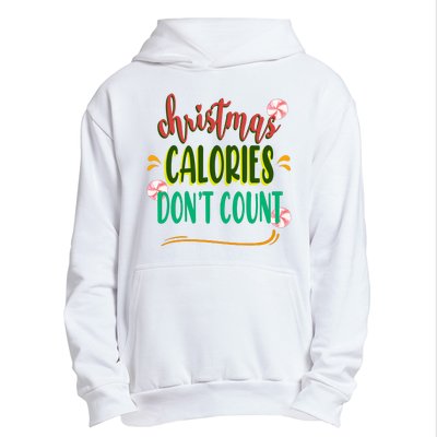 Christmas Calories Dont Count Funny Urban Pullover Hoodie