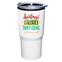 Christmas Calories Dont Count Funny Tumbler
