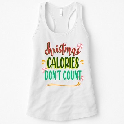 Christmas Calories Dont Count Funny Womens Tank Top
