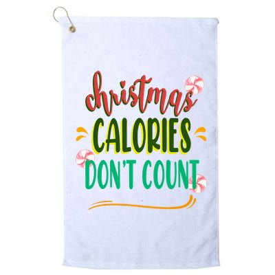 Christmas Calories Dont Count Funny Golf Towel