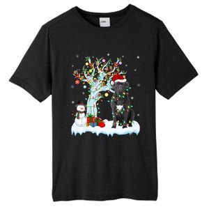 Cane Corso Dog Xmas Tree Lighting Santa Cane Corso Christmas Gift Tall Fusion ChromaSoft Performance T-Shirt