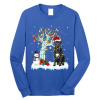 Cane Corso Dog Xmas Tree Lighting Santa Cane Corso Christmas Gift Long Sleeve Shirt