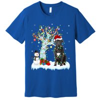 Cane Corso Dog Xmas Tree Lighting Santa Cane Corso Christmas Gift Premium T-Shirt